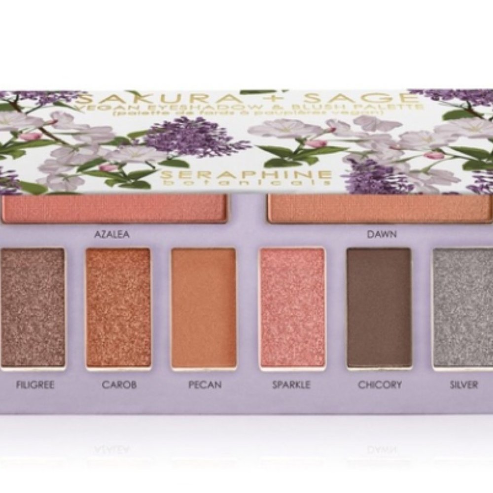 Sakura + Sage - Vegan Eyeshadow & Blush Palette